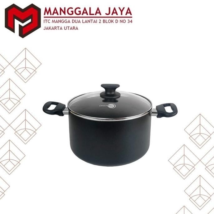 [Ready Stock] Greenpan Cambridge Casserole 22 Cm / Panci Greenpan