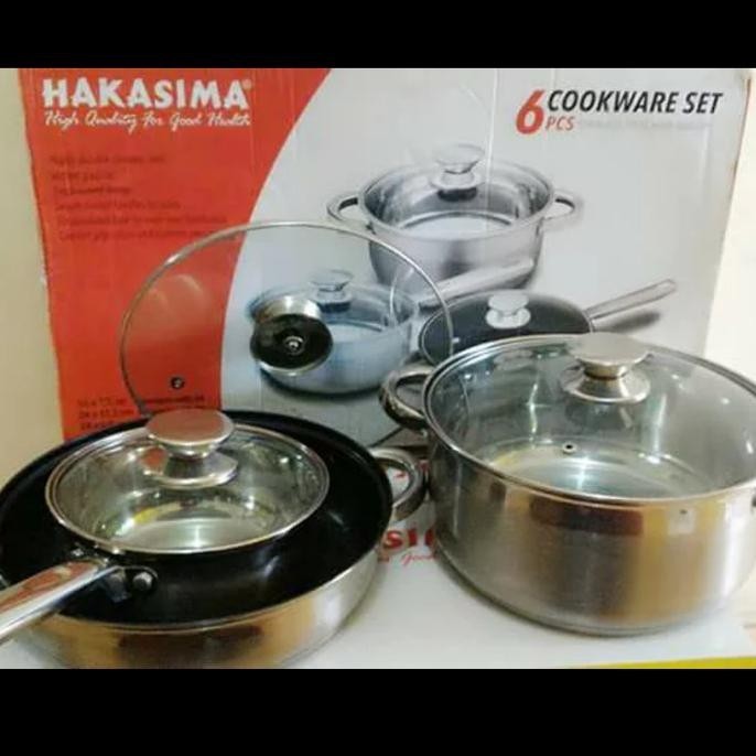[New] Hakasima 6 Pcs Cookware Set