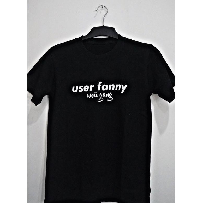 Terbaru Kaos User Fanny Black Skylark Dwi Woii Premium Pria Wanita Terbaru