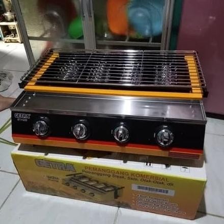 [New] Pemanggang Sosis 4 Tungku Etk222 Getra