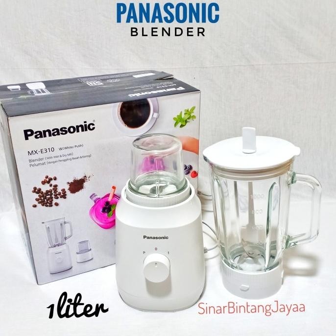 [Ready] Panasonic Blender 1 Liter Kaca Mxe310 Blender 1 Liter Panasonic Kaca