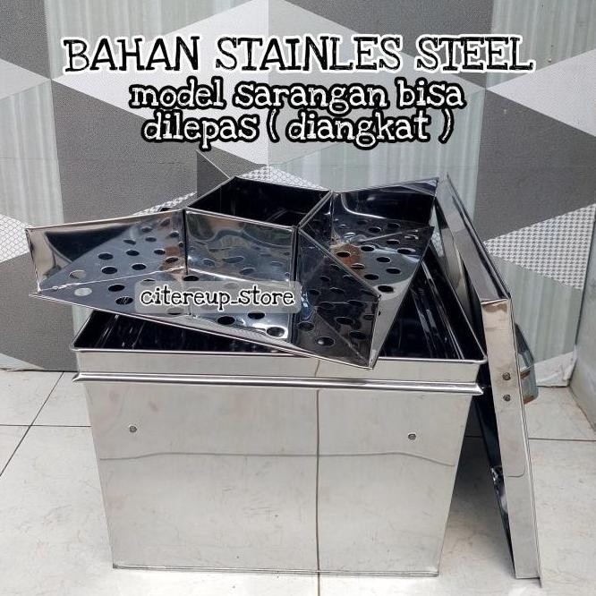 [New] Ready Stok Dandang Pentol Bakso Sekat / Panci Kotak Stainles / Panci