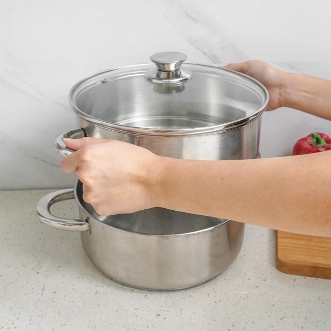 [Baru] Cooking Color Set 2 Pcs Beatrix Panci Kukus