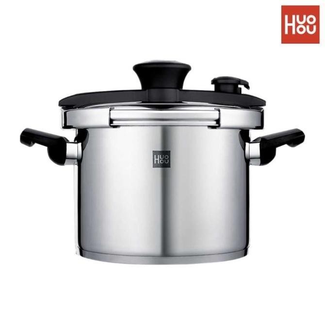 [Ready Stock] Huohou Panci Presto Stainless Steel 304 Pressure Cooker 80Kpa
