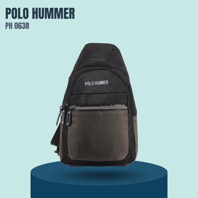 Tas Selempang Pria Tas Pria Sling Bag Crossbody - POLO HUMMER