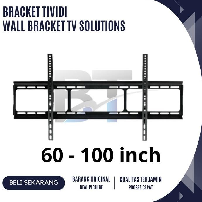 [Promo] Bracket Tv Led Lcd 60-100 Inch Flat Panel Tv Wall Mount