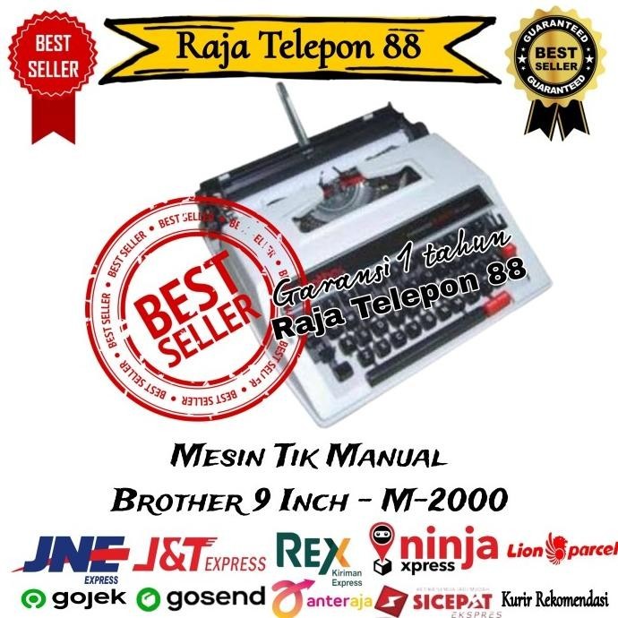 [Baru] Mesin Tik Brother 9 Inch - Mesin Tik Manual M 2000