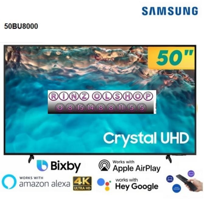 [Garansi] Led Tv Samsung 50Bu8000 Crystal Smart Tv Uhd 4K Ua50Bu8000Kxxd