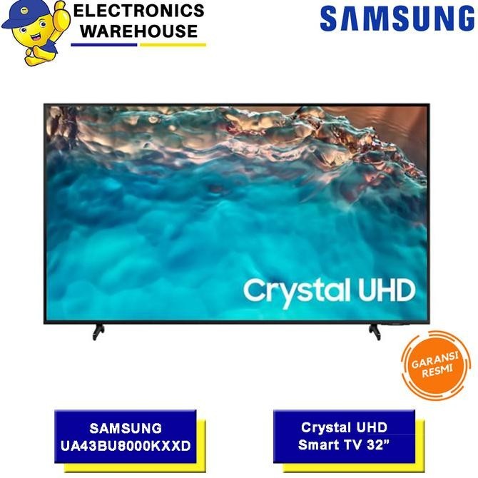 [Best Quality] Samsung 43Bu8000 Crystal 4K Uhd Smart Tv 43 Inch Ua43Bu8000Kxxd