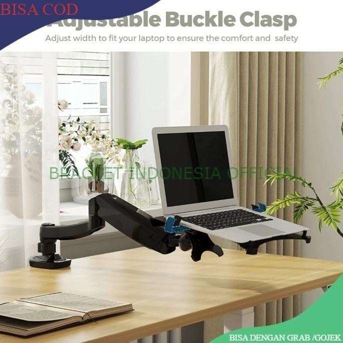 [Ready] Bracket Laptop Full Motion North Bayou Bracket + Tray Laptop Set