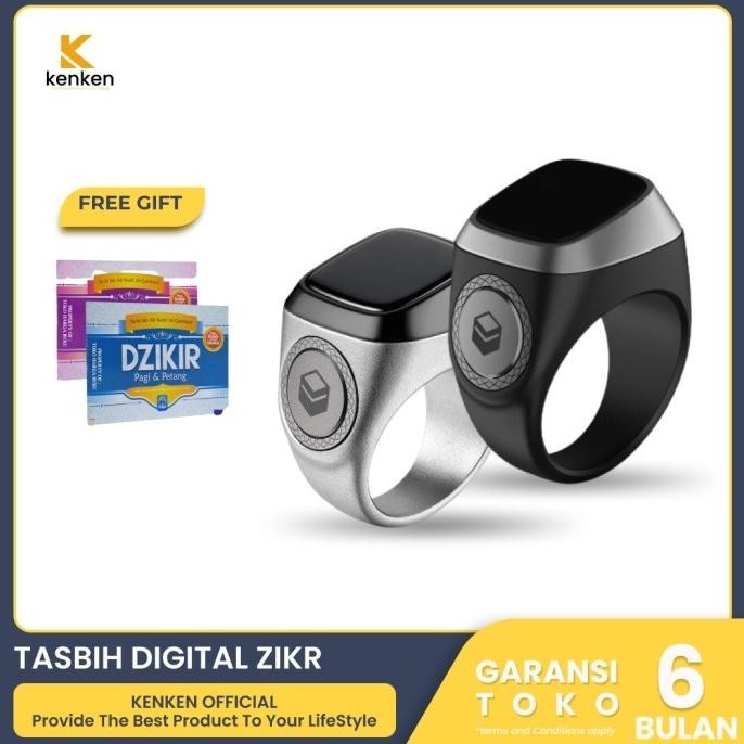 [New] Iqibla Zikr M02 Ring Alloy Tasbih Digital Original