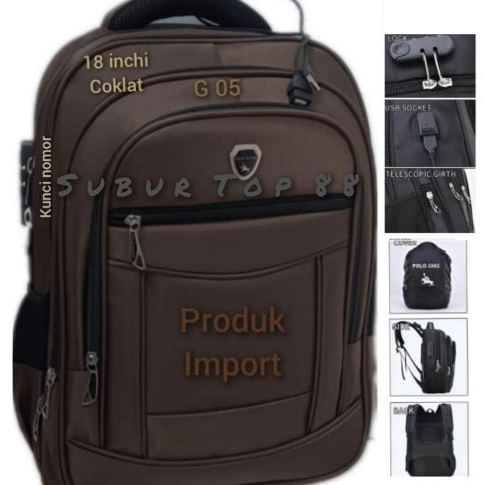 Tas Ransel Pria Polo Land Import