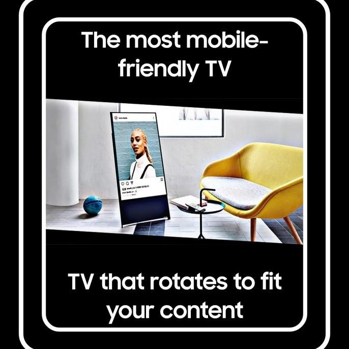 [Best Quality] 43Ls05Bak Samsung The Sero Smart Qled Tv 4K 43 Inch 43Ls05B 43Ls05