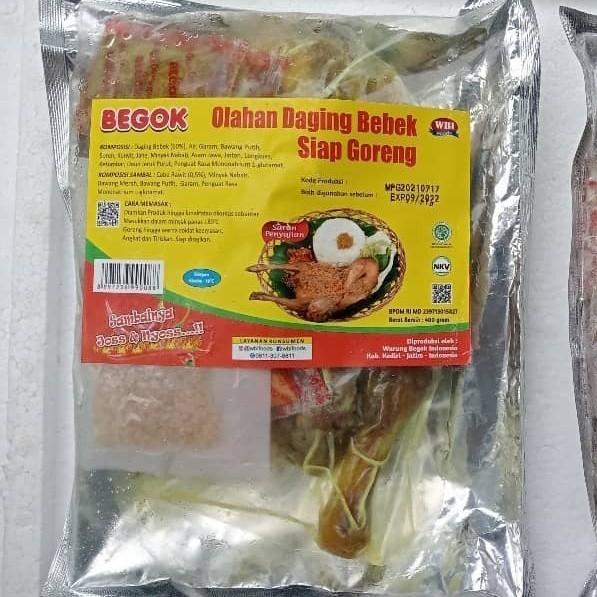 

Bebek Crispy Utuh Siap Goreng