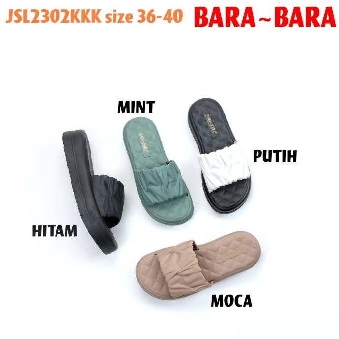 Jsl2302Kkk Bara Bara Original Jelly Sandal Selop Wanita Karet Import
