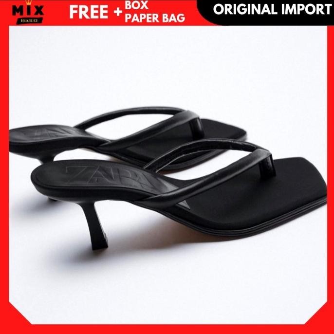 Sandal Zara Heels Wanita New Original Branded Store Terbaru Zr 422