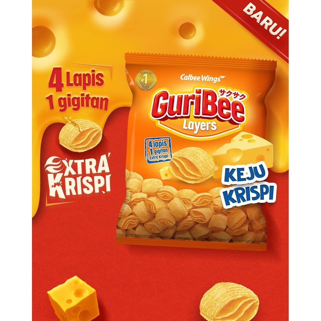 Guribee Keju 65 gr x2 - Gambar 3