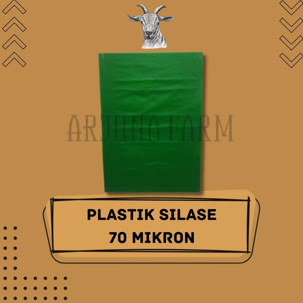 Plastik Silase Fermentasi Pakan Ternak Untuk Semua Tebon SANGAT TEBAL (70 Mikron) Farm