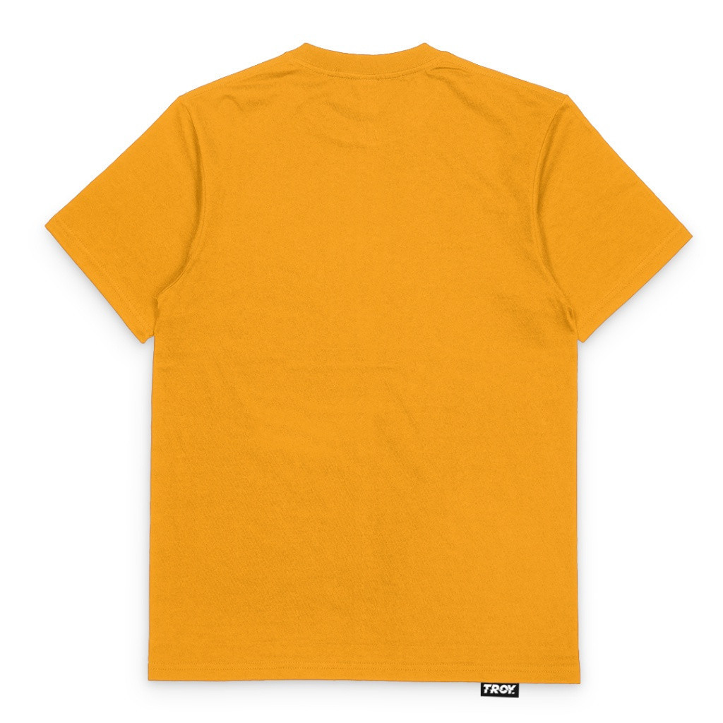 Troy Company Tshirt Yellow Mustard Basic Tee Splash - Kaos Lengan Pendek Kaos Kuning Mustard MTD 1498
