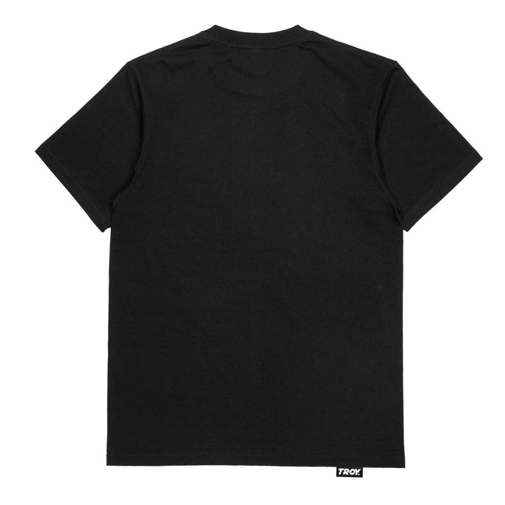 Troy Company T-Shirt Kaos Hitam Owl Series Three Feathers MT 2160