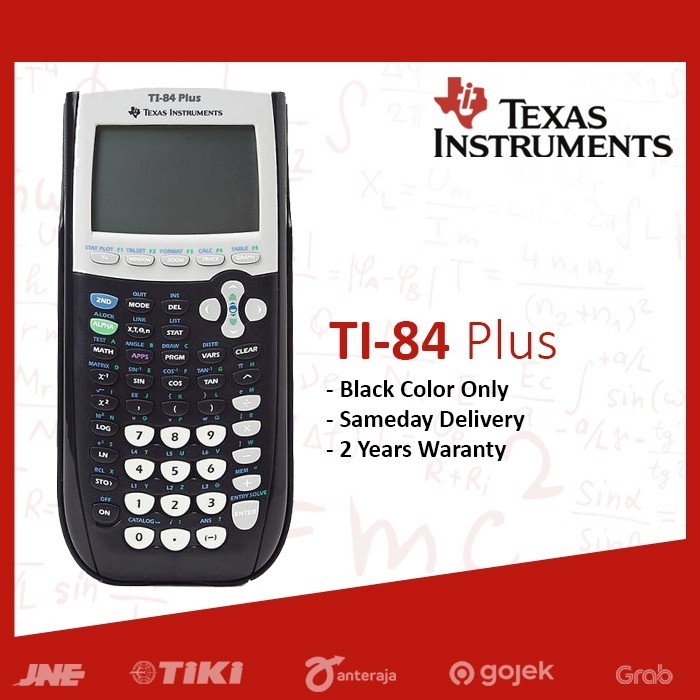 

TEXAS INSTRUMENTS TI-84 PLUS GRAPHING CALCULATOR B/W