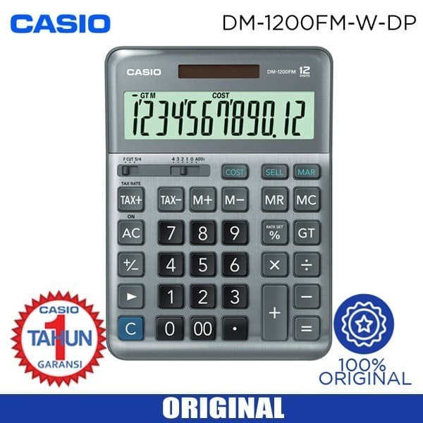 

KALKULATOR CASIO DM 1200 FM