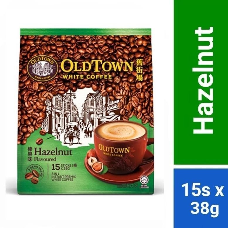 

fn-56 OldTown White Coffee Old Town Malaysia Hazelnut 3in1 kopi 15 sachet Termurah