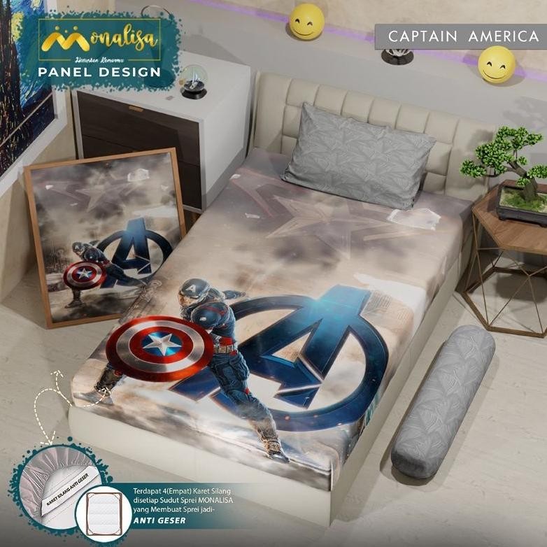 [DISKON] Sprei motif Captain America