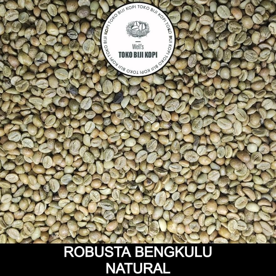 

fg-80 GREEN BEAN / KOPI MENTAH ROBUSTA BENGKULU NATURAL - 1 KG Berkualitas
