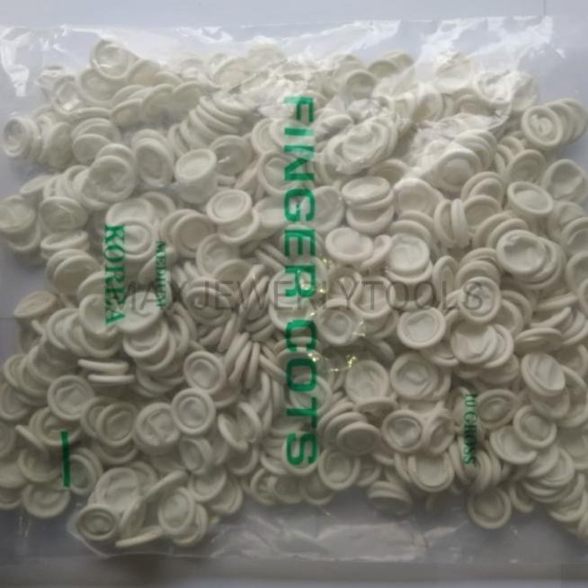 Sarung Jari Karet Latex Finger Cots Sahnazshop