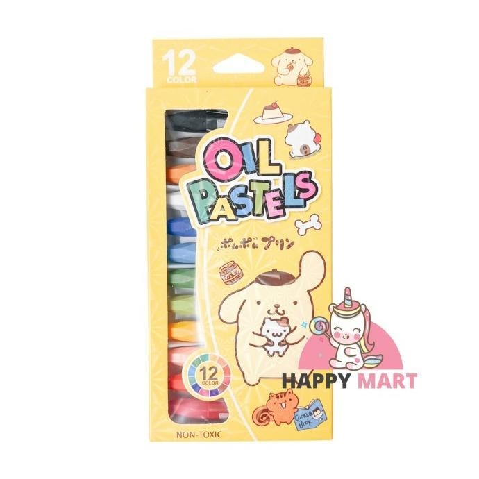 

oil pastel / crayon pastel / krayon sanrio 12 collors cinnamoroll