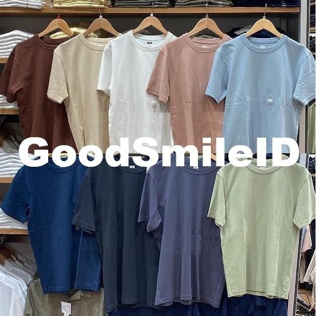 Jastip Men Kaos Polos U Crew Neck Lengan Pendek T-Shirt Pria Uniqlo