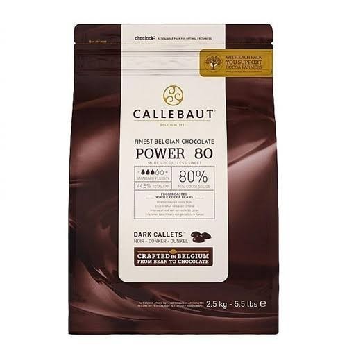 

Ready Callebaut Dark Chocolate POWER 80 500 gram