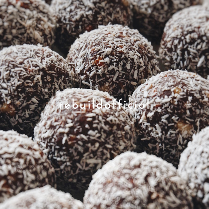 

Ready Vegan GF Cacao Almond Energy & Protein Balls - No Refined Sugar