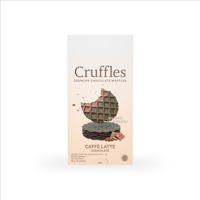 

Ready D'Lanier Milk Chocolate Cruffles / Crunchy Waffles - 66 gr (5 Sachet)