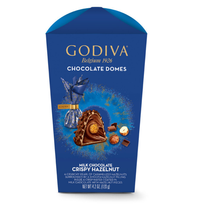 

Ready Milk Chocolate Crispy Hazelnut Domes