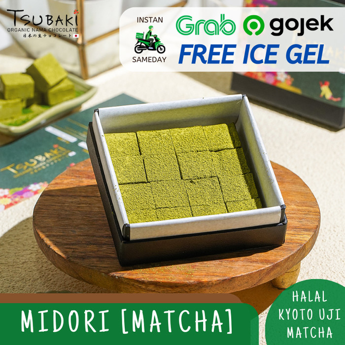 

Ready Tsubaki Premium Japanese NAMA Chocolate [MIDORI / MATCHA]