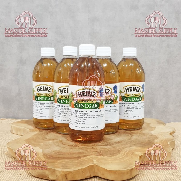 

Sale Heinz Apple Cider Vinegar 473 Ml / Cuka Apel / Ukuran 16 Oz