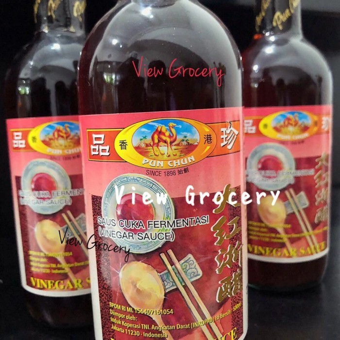 

Sale Red Vinegar Pun Chun / Cuka Merah / Vinegar Sauce @500Ml