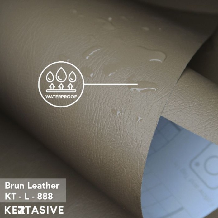 KERTASIVE LEATHER SERIES DECOSHEET STICKER PVC INTERIOR FILM MURAH