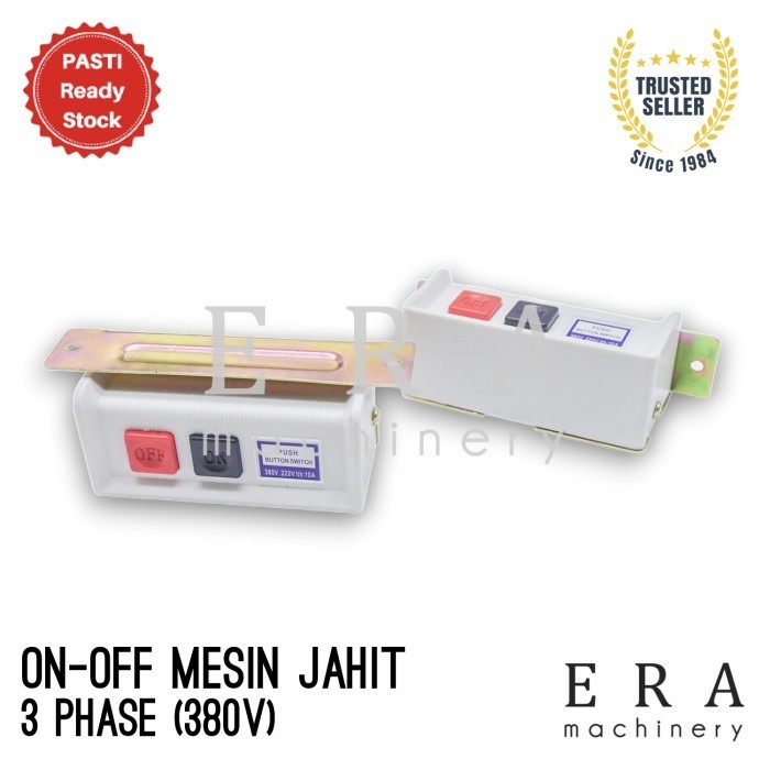 

Terlaris On Off Mesin Jahit 3 Phase 380V Switch Saklar 3P Pass Dinamo Industri SALE