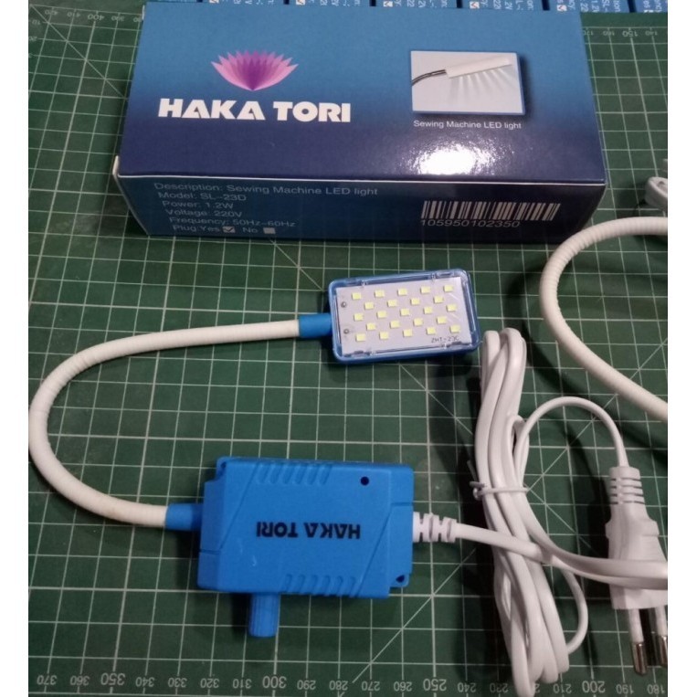

Terlaris Lampu Mesin Jahit LED 23 Titik Belalai Magnet Hakatori SL-23D Plug SALE