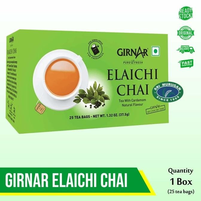 

GIRNAR ELAICHI CHAI 25 TEA BAGS [27.5G]