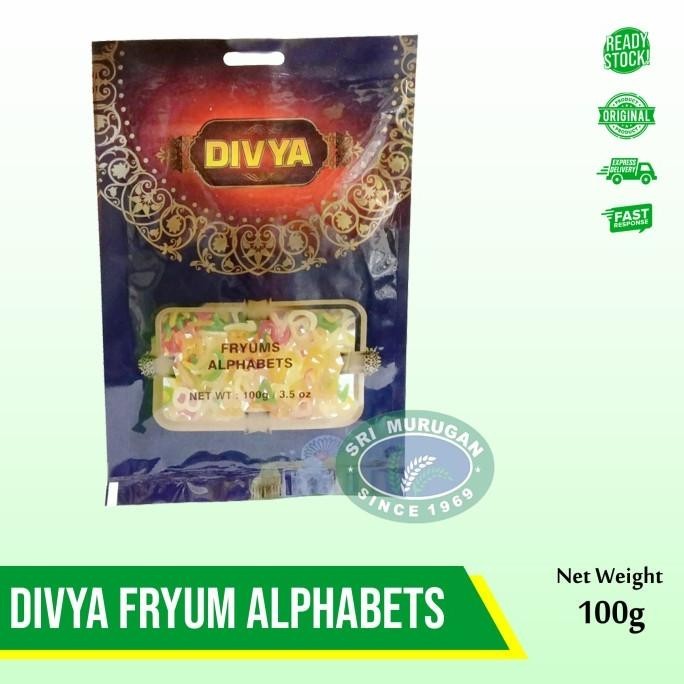 

DIVYA FRYUM ALPHABETS 100 GM