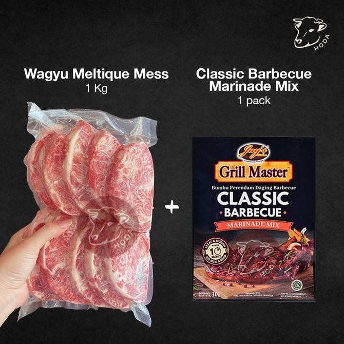 

Paket Steak Meltique Mess + Bumbu Jay's Grill Master H32S