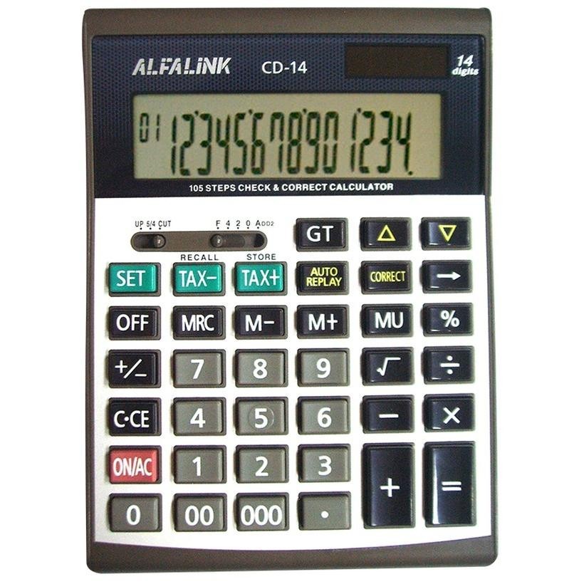 Murah Alfalink Calculator Cd-14/Kalkulator Gratis Ongkir