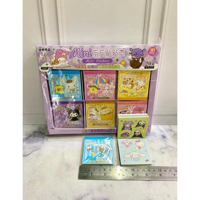 

fb-43 ONIXACC-STICKER BUKU SANRIO ISI 24&36 Murah