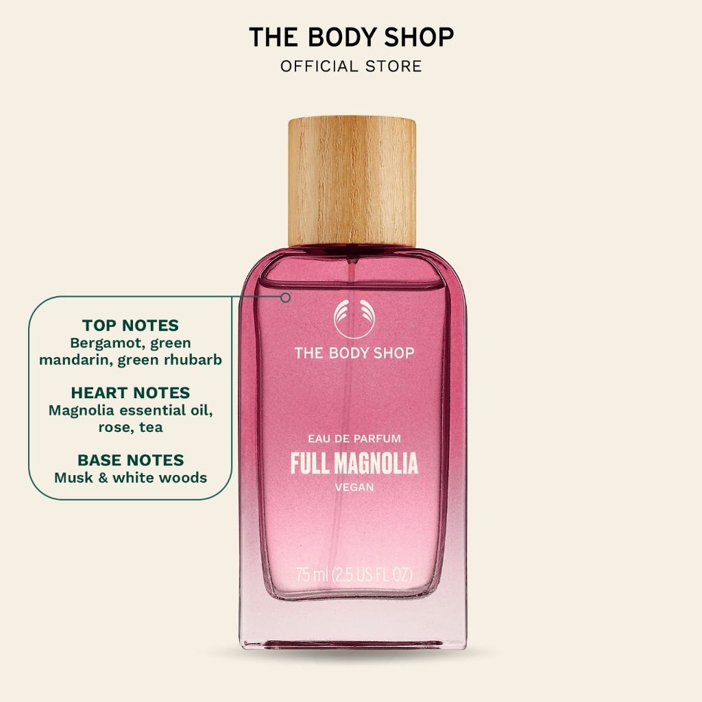 The Body Shop Full Magnolia Eau De Parfume EDP 75Ml