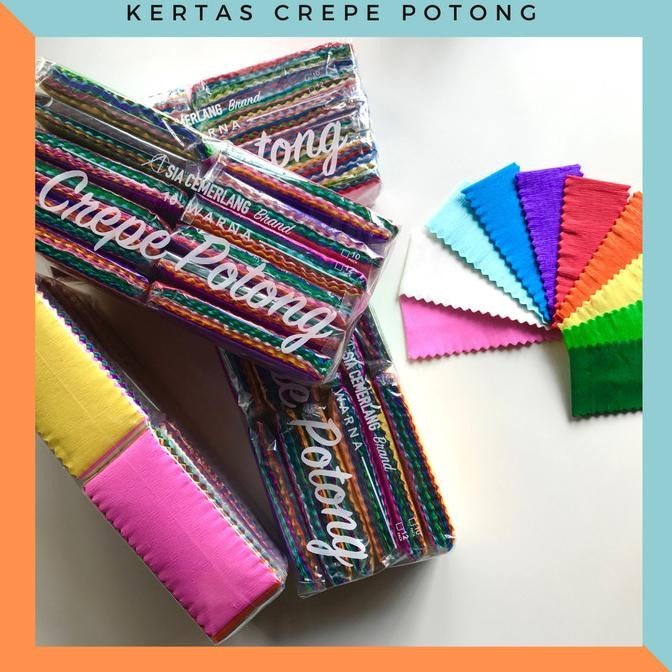 

hqu Kertas Crepe Potong 1 Pack