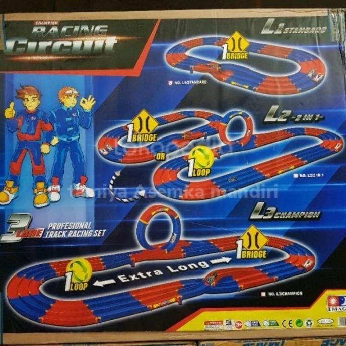 Trek Tamiya 3 Jalur Image Jalanan Tamiya [Track L1 / Ic /Pindah Jalur]
